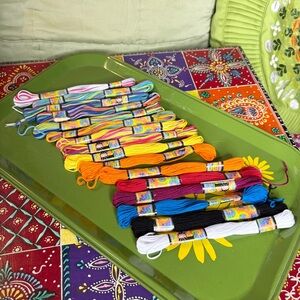 Cotton Embroidery Floss lot of 16